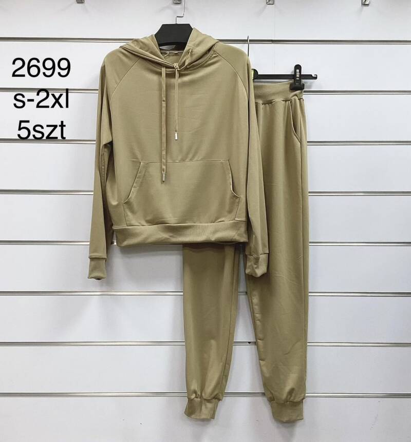 Komplet damskie Roz S-2XL, Mix Kolor .Paczka 5 szt